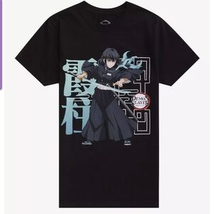 Demon Slayer Black Kids T-Shirt